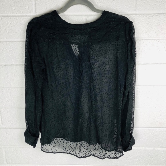 Theory Sheer Silk Blouse - Picture 2 of 4